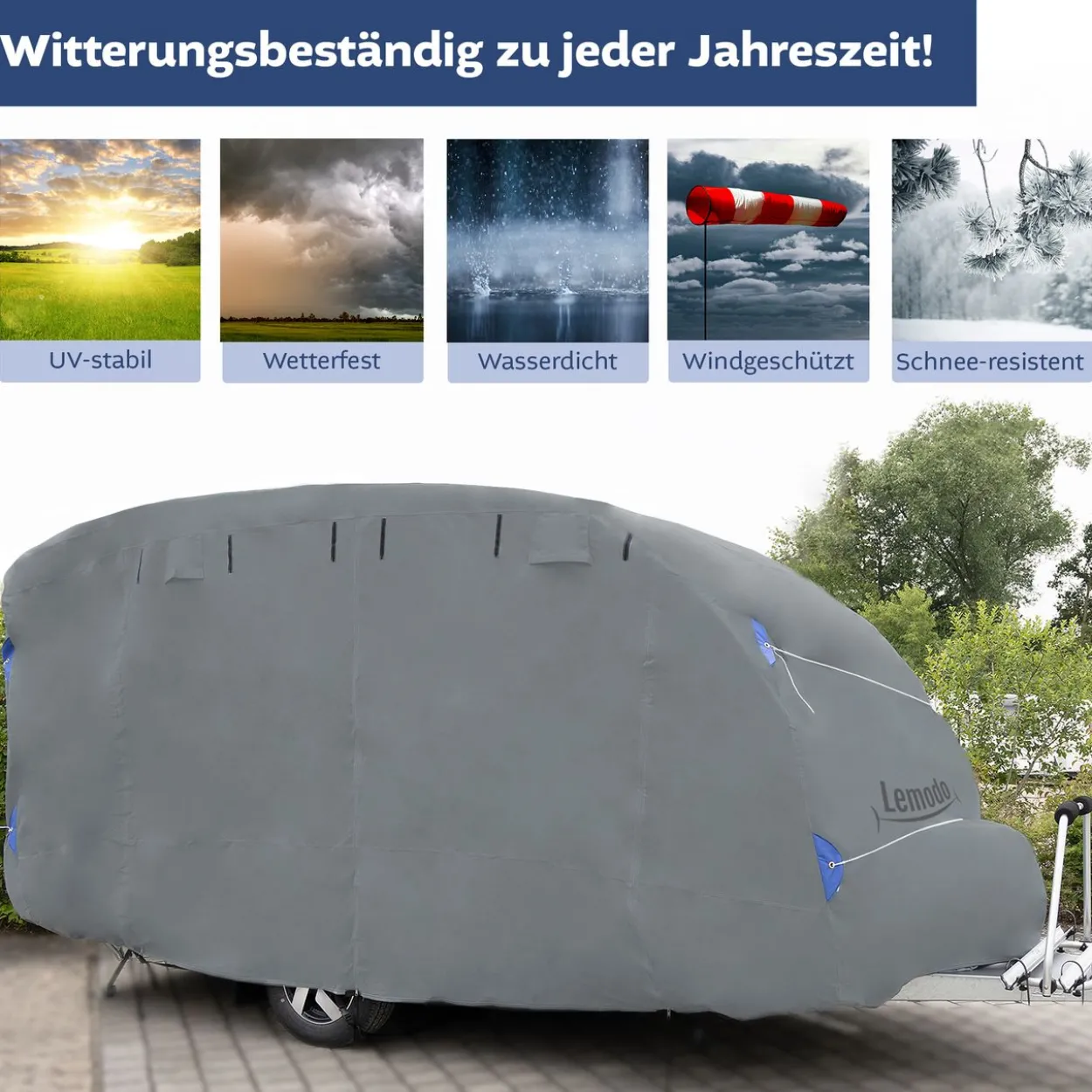 Wohnwagen Schutzhülle, Zeltgarage XS