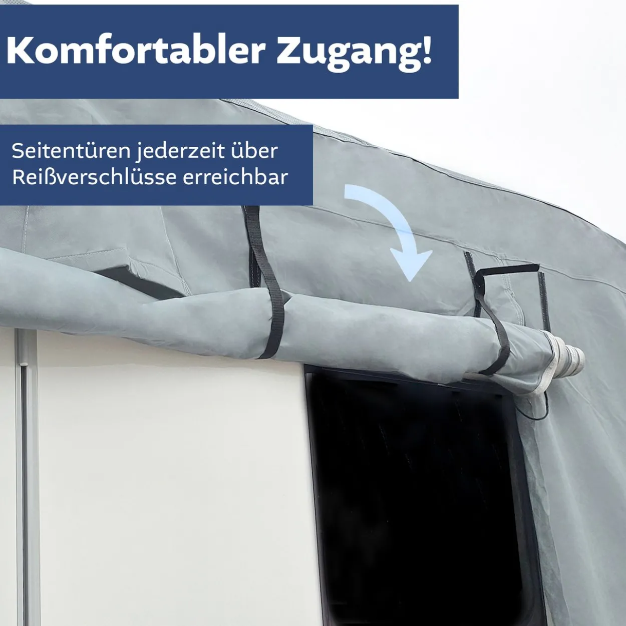 Wohnwagen Schutzhülle, Zeltgarage XS
