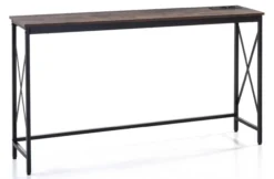 Wohnzimmerregal, ca. 140 x 30 x 80 cm - Braun