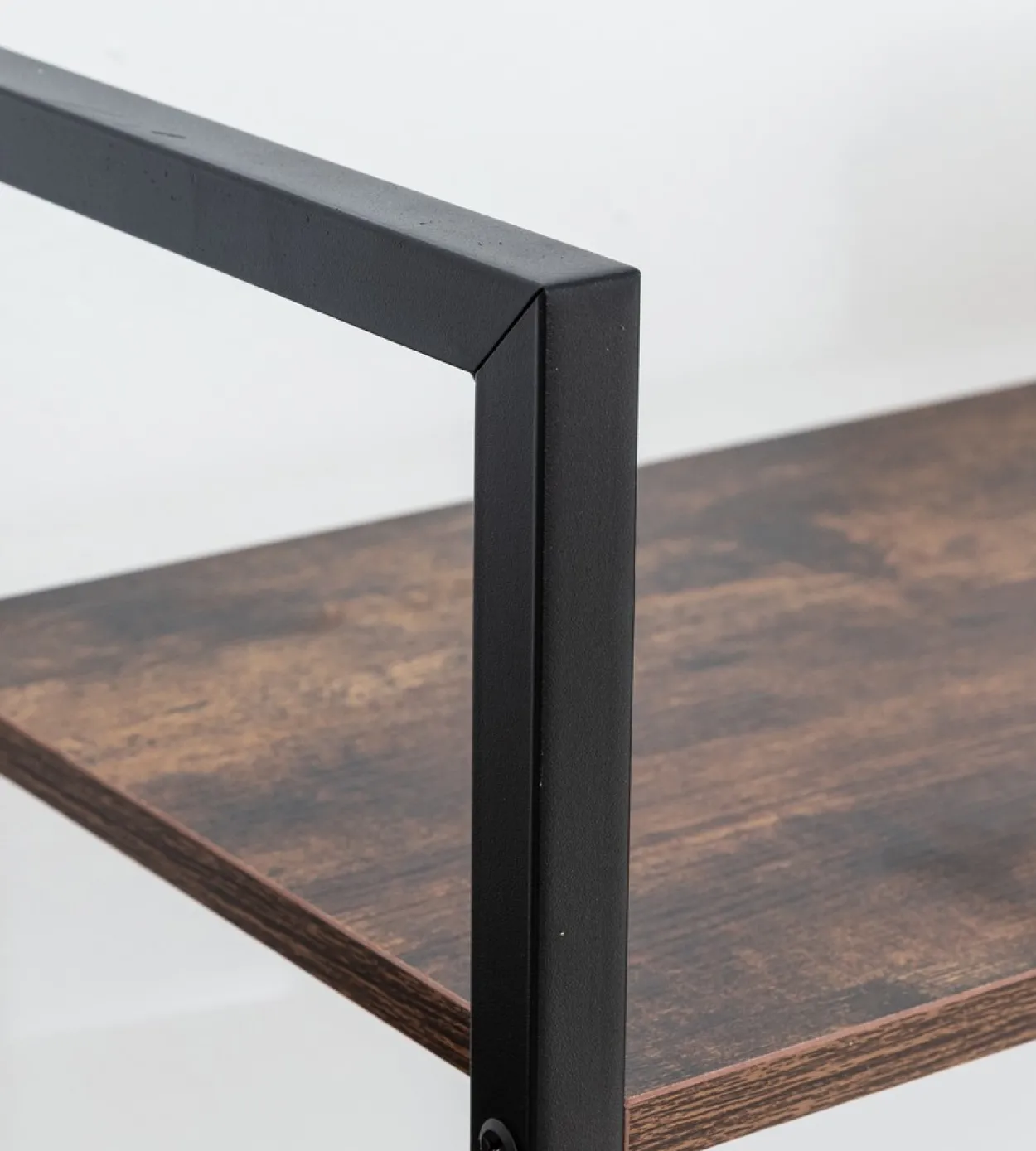 Wohnzimmerregal, ca. 185 x 30 x 147 cm - Braun