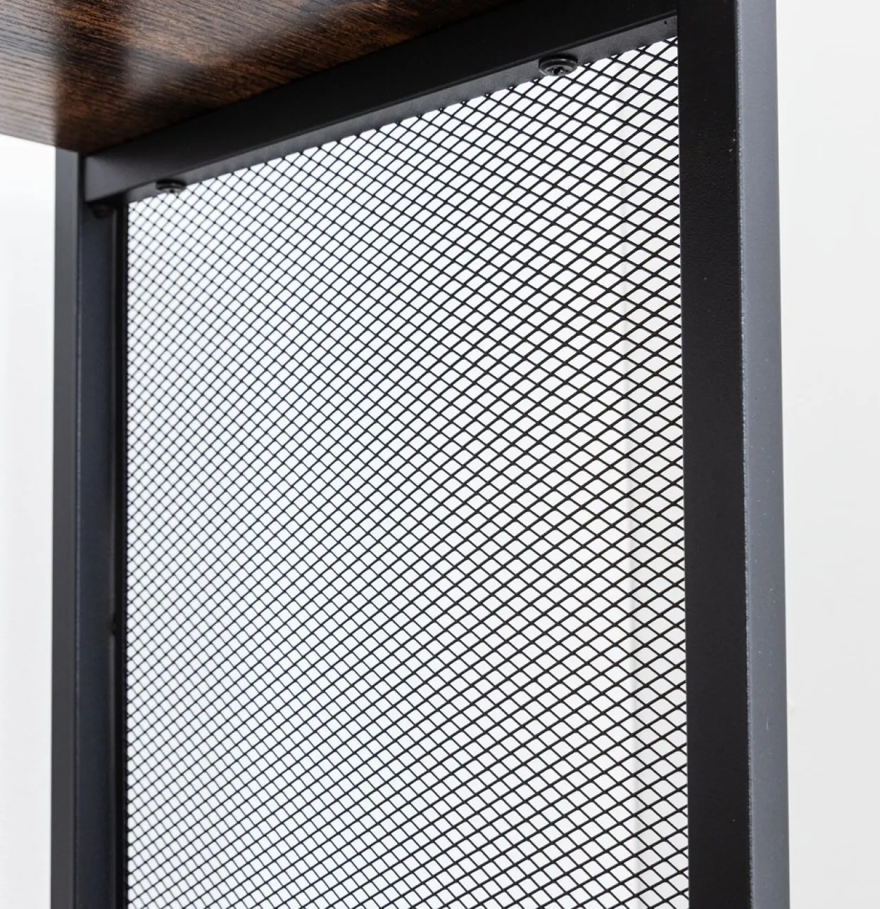 Wohnzimmerregal, stufenförmig, 4 Ebenen, ca. 106 x 33 x 112 cm - Braun