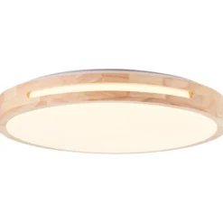Woodbury LED Deckenleuchte 39 cm, Holz Hell/Weiß