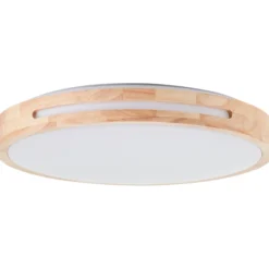Woodbury LED Deckenleuchte 39 cm, Holz Hell/Weiß