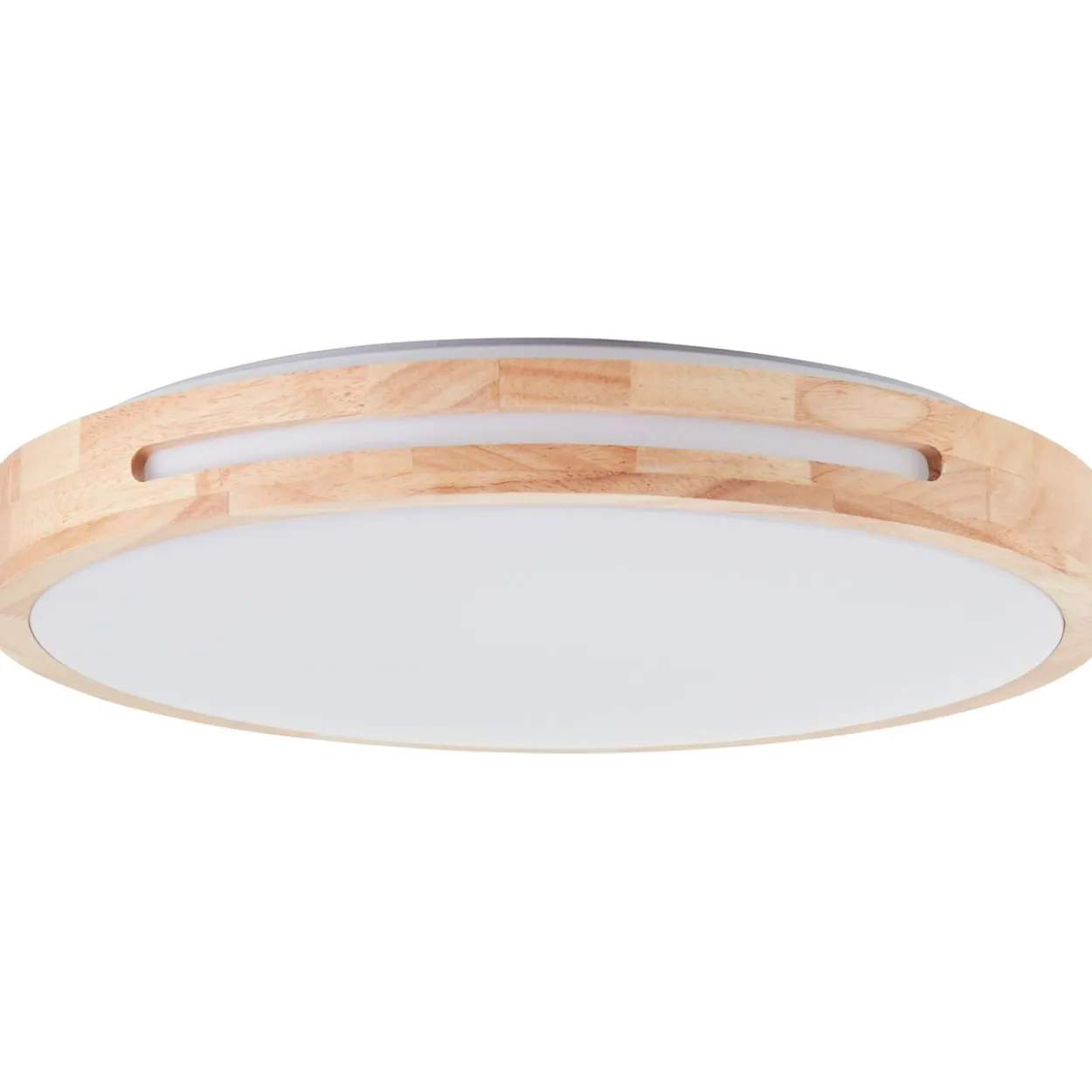 Woodbury LED Deckenleuchte 39 cm, Holz Hell/Weiß