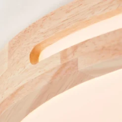 Woodbury LED Deckenleuchte 39 cm, Holz Hell/Weiß