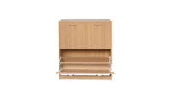WoodLine Schuhschrank, ca. 75 x 87 x 24 cm – Holzoptik