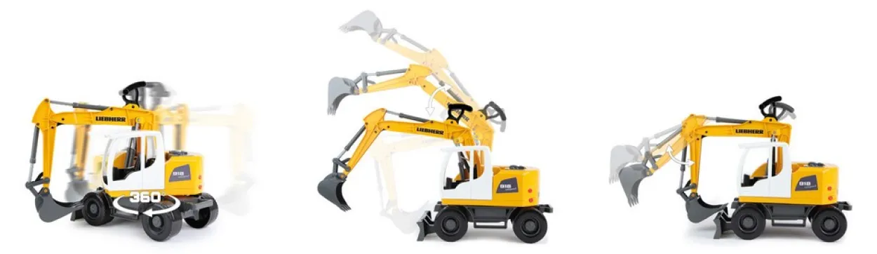WORXX Spielzeugbagger Liebherr A918 Litronic