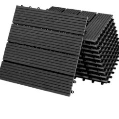 WPC Fliese Klassik Anthrazit - 30x30cm