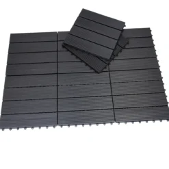 WPC Fliese Klassik Anthrazit - 30x30cm