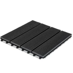 WPC Fliese Klassik Anthrazit - 30x30cm