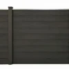 WPC-Sichtschutzzaun CARACAS - 5x Element + 6x Pfosten - Anthrazit