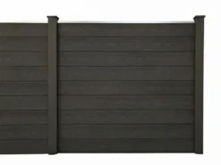 WPC-Sichtschutzzaun CARACAS - 5x Element + 6x Pfosten - Anthrazit