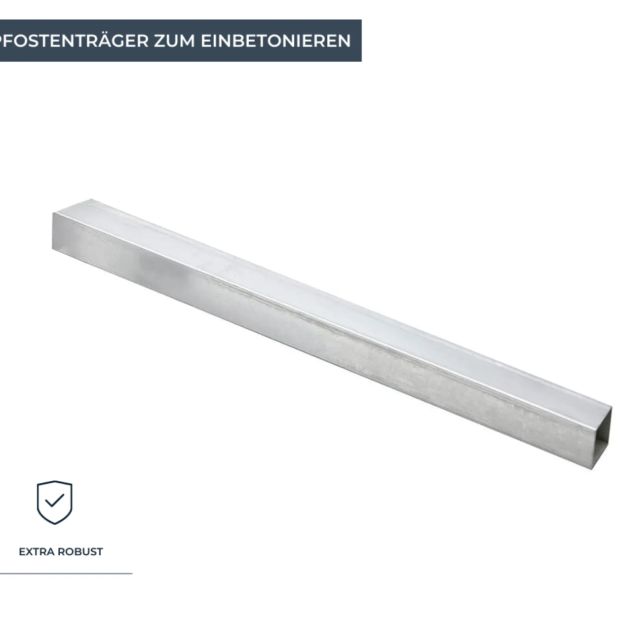 WPC Sichtschutzzaun CORTEZA - 3x Pfosten & Pfostenkappe - Anthrazit