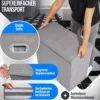 Wäschekorb mit 3 Fächern – 156 L Wäschesammler mit Deckel