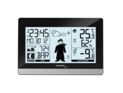 WS9612 moderne Wetterstation, schwarz
