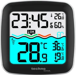 WS 9059 technoline Thermo-Hygro-Station inkl. Pool-Temperatursender TX36-IT