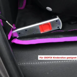 Wumbi Sitzschutz Pink Sitzbezug Kindersitzunterlage Wasserabweisend Sitzschoner Isofix Rutschfest