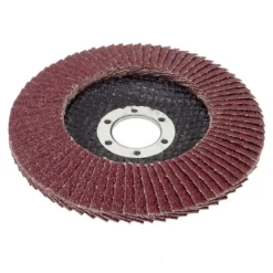 20x Fächerschleifscheiben125mm flach Körnung 120 Braun Lamellenscheibe
