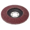 10x Fächerschleifscheiben115mm flach Körnung 100 Braun Lamellenscheibe