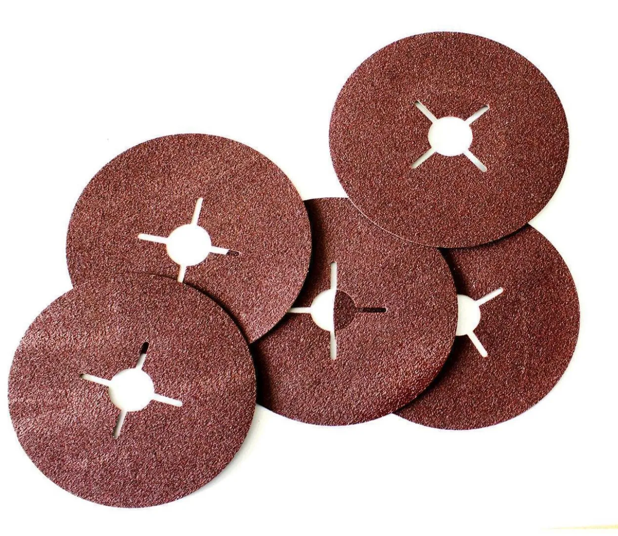 150x Fiberscheiben 125mm Fiberschleifscheiben für Winkelschleifer P120