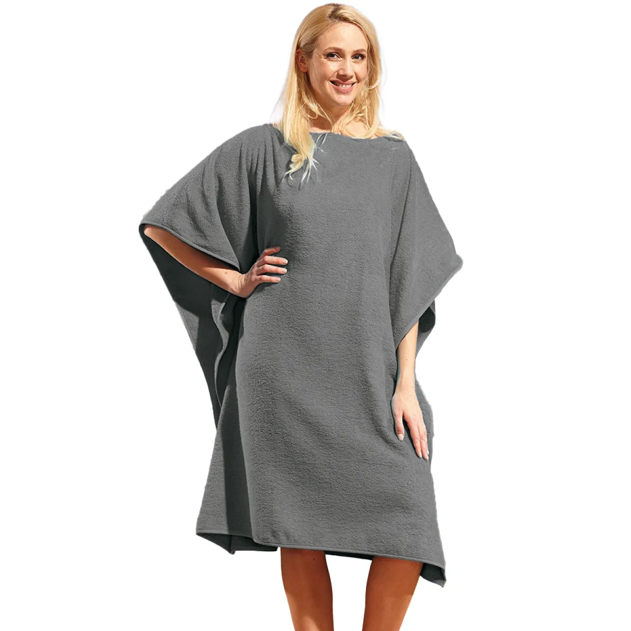 XL-Badetuch- Poncho 2 in 1