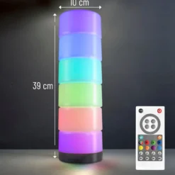 X4-LIFE RGBIC LED-Dekoleuchte aus 6 magnetischen Elementen