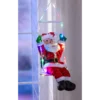 XL-LED-Weihnachtsmann "Auf Schaukel"