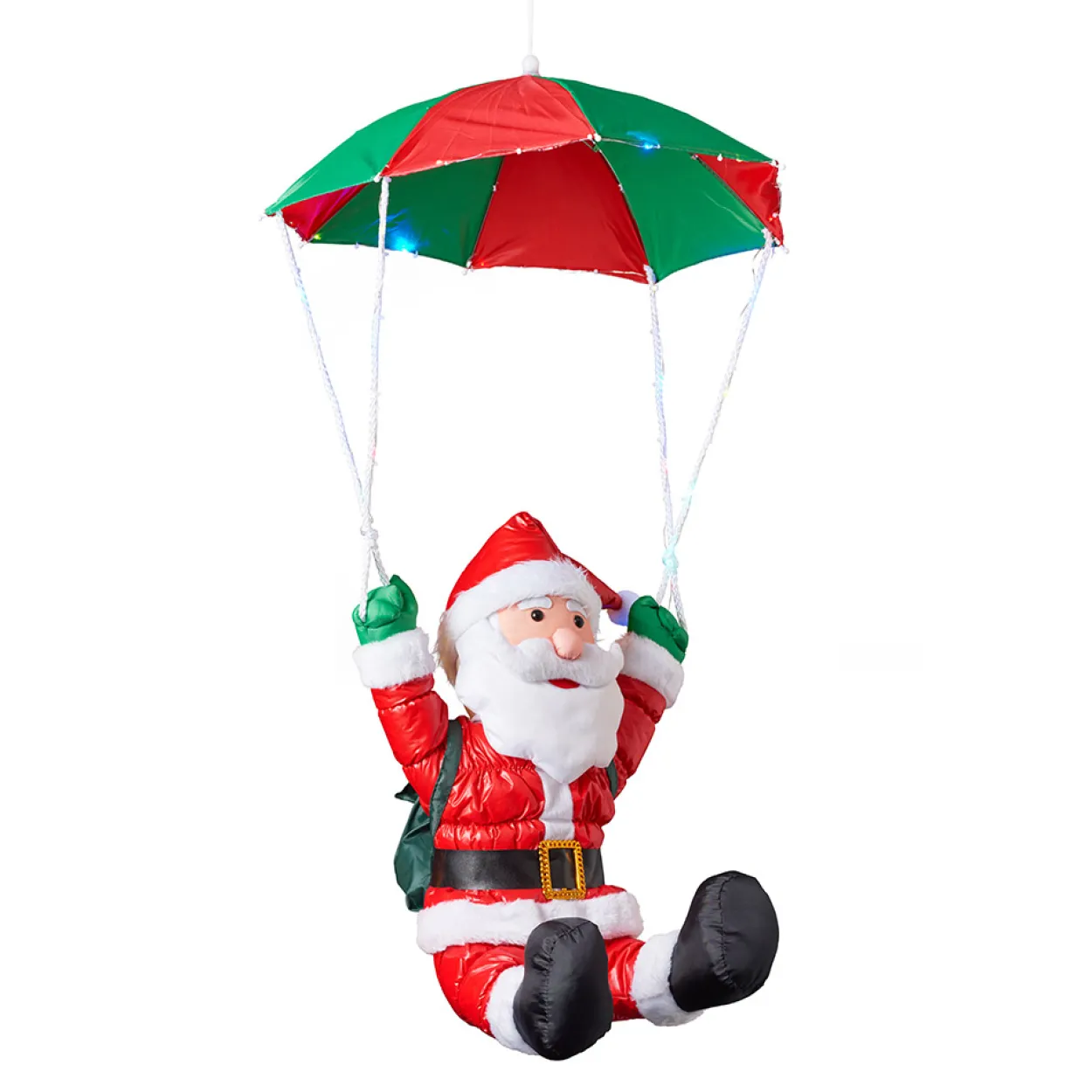 XL-LED-Weihnachtsmann - Mit LED-Fallschirm