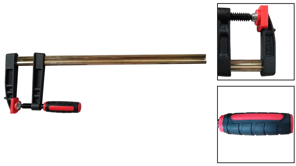 1x Profi Schraubzwinge 500x120 Zwinge Leimzwinge Klemmzwinge Temperguß