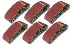 10x Schleifbänder Schleifband 50x686 mm Gewebebänder Korn 80