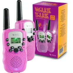 X4-TECH Walkie Talkie 2er Set pink