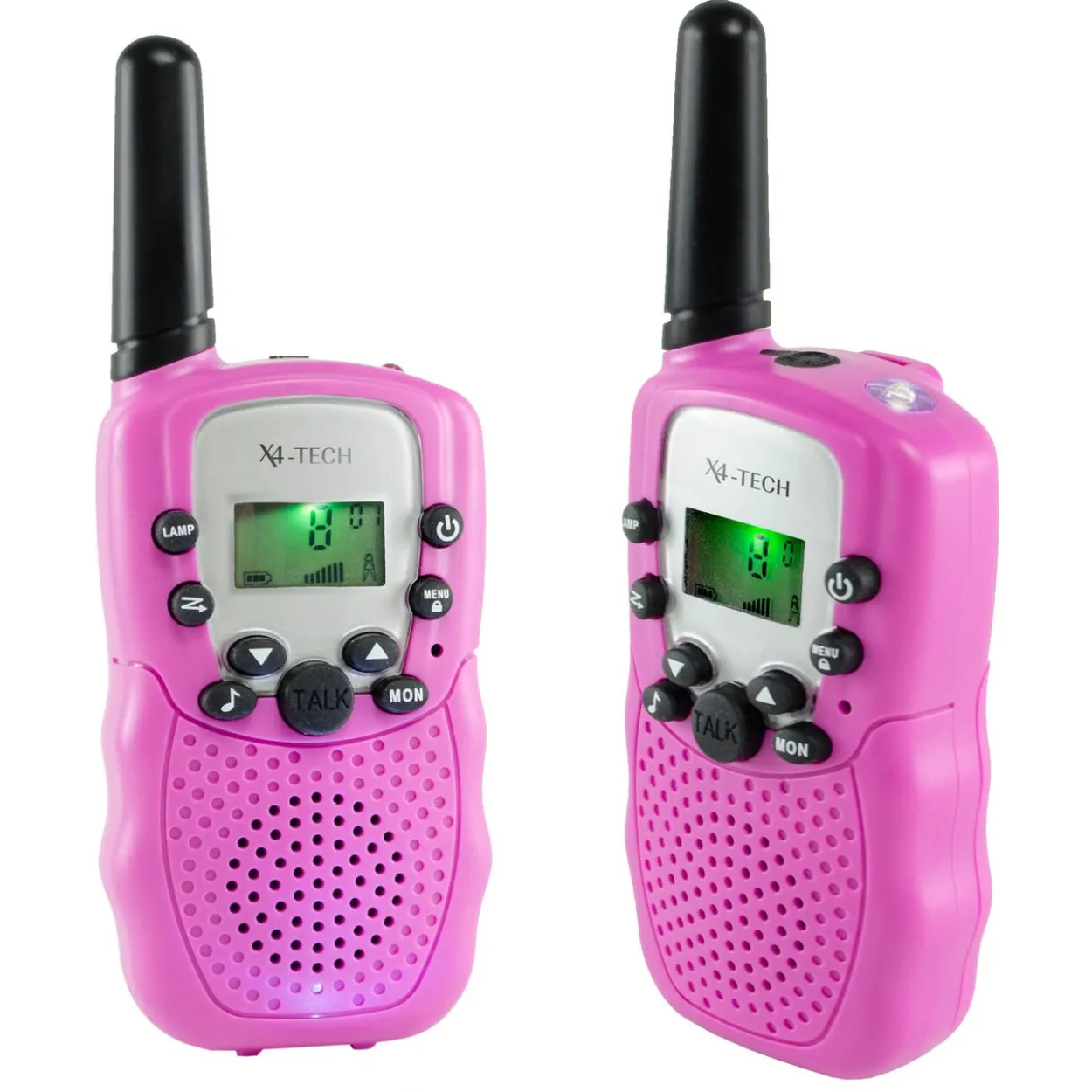 X4-TECH Walkie Talkie 2er Set pink