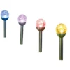 XXL-LED-Solar-Kugel "Crashglas" 4er-Set