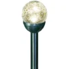 XXL-LED-Solarkugeln 4er-Set "Crashglas"