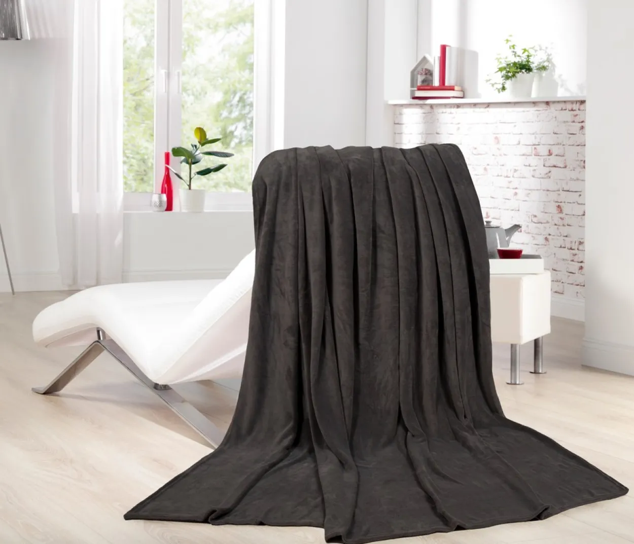 XXL-Mikrofaser-Flauschdecke