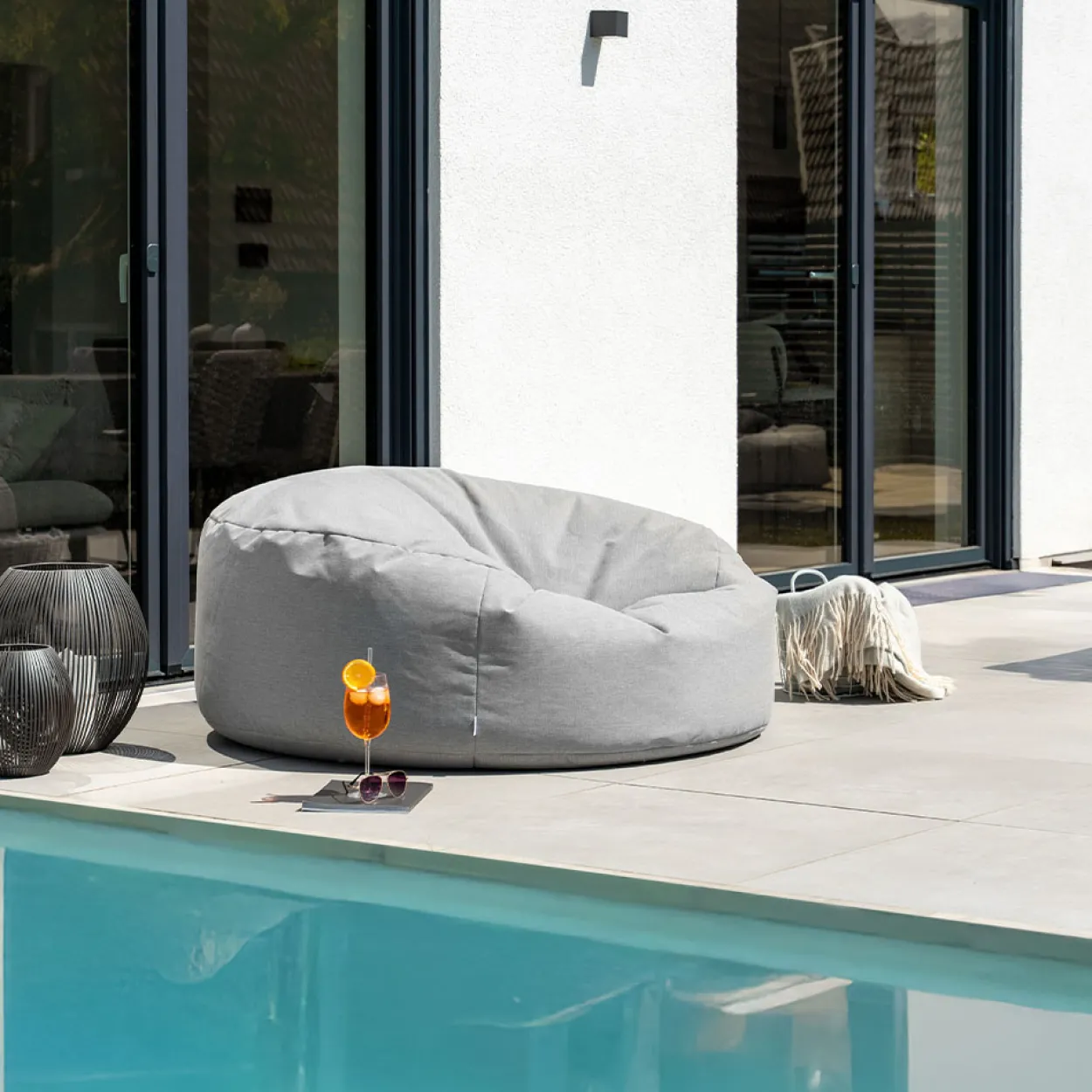XXL Outdoor Sitzsack CLOUD - Hellgrau