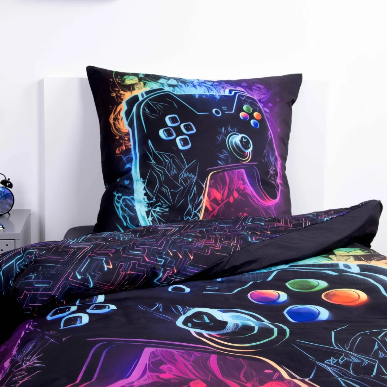 YC Gaming Bettwäsche 80x80 + 135x200 cm