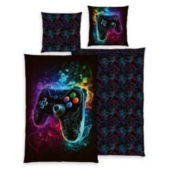 YC Gaming Bettwäsche 80x80 + 135x200 cm
