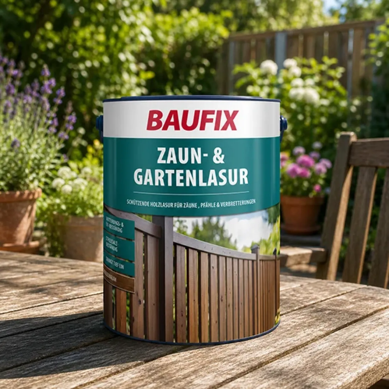 Zaun- und Gartenlasur - Kastanie