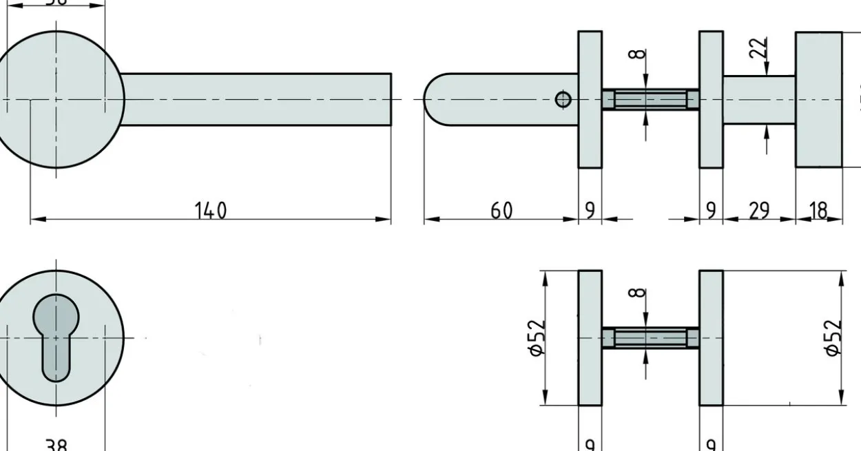 ZB 3200 Rosetten-Garnitur PZ - rechts