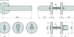 ZB 3200 Rosetten-Garnitur - WC