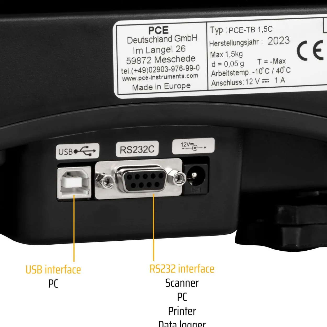 Zählwaage PCE-TB 1,5C