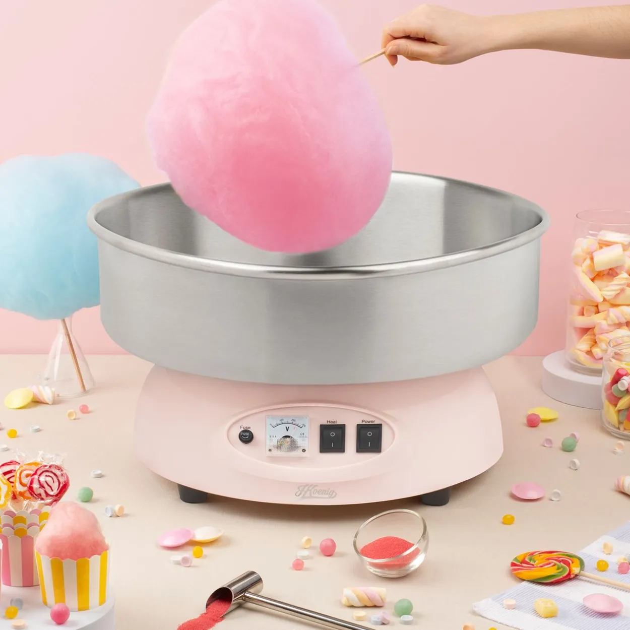 Zuckerwattemaschine CIRCUS8 Rosa