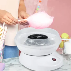 Zuckerwattemaschine Zuckerwattegerät Zuckerwatte Maschine (Modell 1/Weiß)